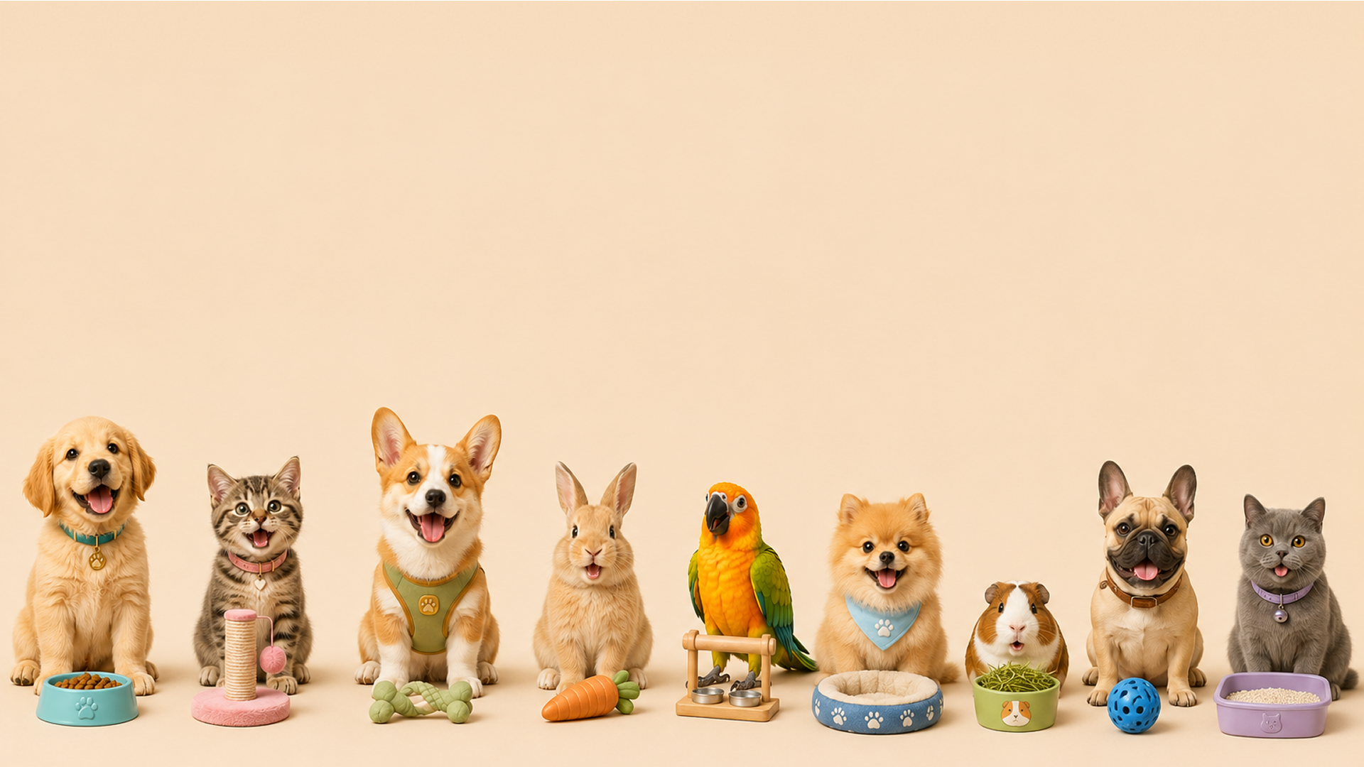 Pet accessories and toys